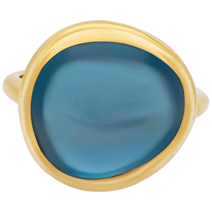 Fred of Paris Women's Ring - Belles Rives Chrysoprase Gem, Size 4.5 | 4B0811-048 ,