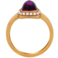 Fred of Paris Women's Ring - Paindesucre 18K RG Amethyst, Size 4.75| 4B0684-049 ,