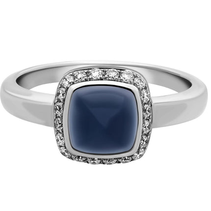 Fred of Paris Women's Ring - Paindesucre 18K WG Chalcedony, Size 7.5| 4B0687-056 ,