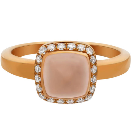 Fred of Paris Women's Ring - Paindesucre Rose Gold Quartz, Size 4.25| 4B0685-047 ,