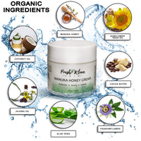 Fresh Klean Skin Manuka Honey Cream 4oz ,