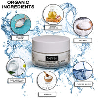 Fresh Klean Skin Men's Exfoliating Dead Sea Salt Scrub 8oz ,