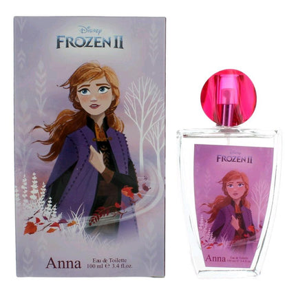 Frozen II Anna by Disney, 3.4 oz Eau De Toilette Spray for Girls ,
