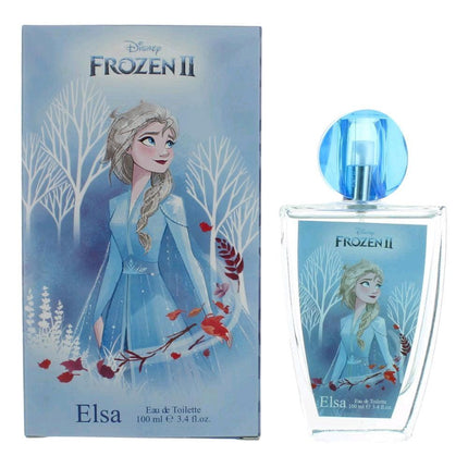 Frozen II Elsa by Disney, 3.4 oz Eau De Toilette Spray for Girls ,