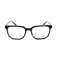 Gant Men's Eyeglasses - Clear Demo Lens Dark Havana Rectangular Frame | GA3244 052 ,