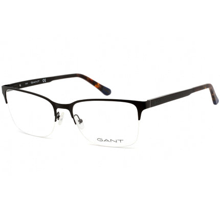 Gant Men's Eyeglasses - Clear Demo Lens Matte Black and Havana Frame | GA3202 002 ,