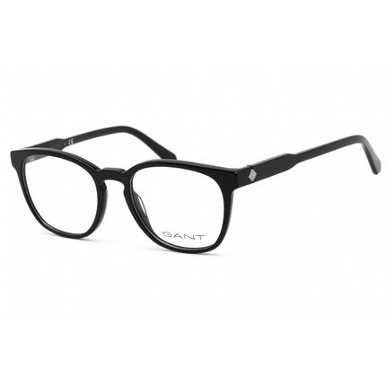 Gant Men's Eyeglasses - Clear Demo Lens Shiny Black Cat Eye Shape Frame | GA3255 001 ,