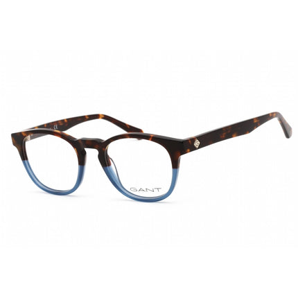 Gant Men's Eyeglasses - Clear Lens Dark Havana Plastic Round Shape Frame | GA3235 052 ,