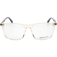 Gant Men's Eyeglasses - Crystal/Blue Rectangular Shaped Plastic Frame | GA3253 027 ,