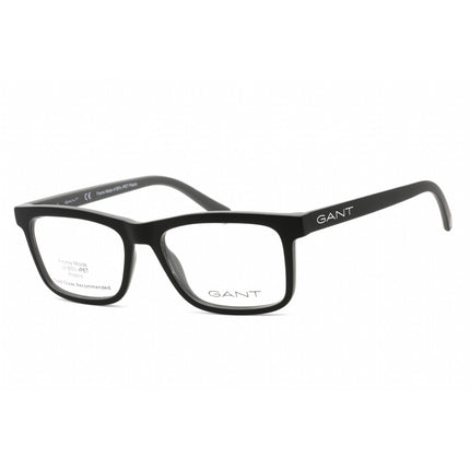 Gant Men's Eyeglasses - Full Rim Rectangular Black/Grey Plastic Frame | GA3266 005 ,