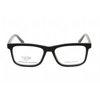 Gant Men's Eyeglasses - Full Rim Rectangular Black/Grey Plastic Frame | GA3266 005 ,