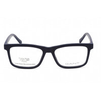 Gant Men's Eyeglasses - Full Rim Rectangular Matte Blue Plastic Frame | GA3266 091 ,