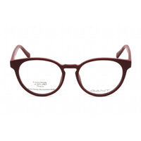 Gant Men's Eyeglasses - Full Rim Round Shape Matte Bordeaux Plastic Frame | GA3265 070 ,