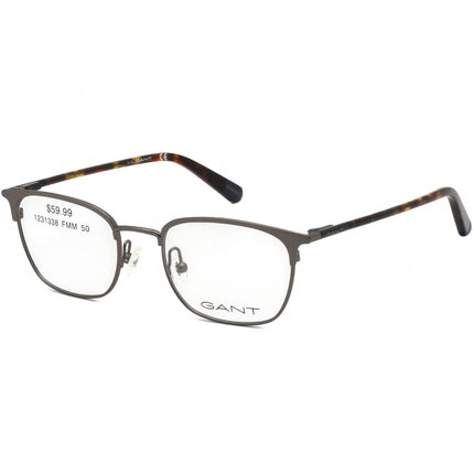Gant Men's Eyeglasses - Matte Gunmetal/Havana Rectangular Shape Frame | GA3130-3 009 ,