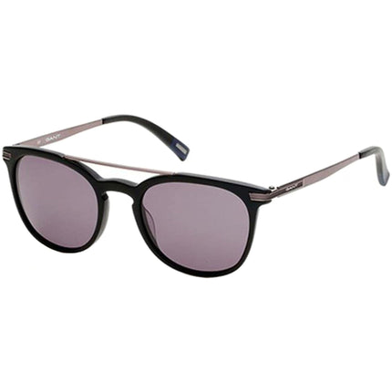 Gant Men's Sunglasses - Grey Lens Matte Black and Gunmetal Metal Frame | GA7061 02N ,