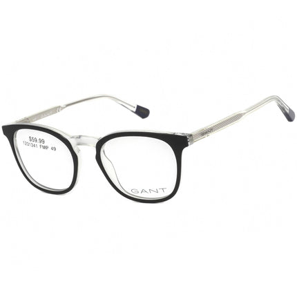 Gant Women's Eyeglasses - Black/Crystal/Silver Cat Eye Shaped Frame | GA3164-3 005 ,