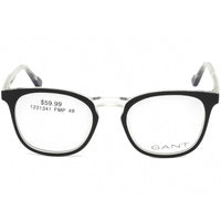 Gant Women's Eyeglasses - Black/Crystal/Silver Cat Eye Shaped Frame | GA3164-3 005 ,