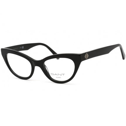 Gant Women's Eyeglasses - Clear Lens Shiny Black Cat Eye Shaped Frame | GA4100 001 ,