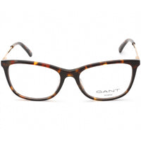 Gant Women's Eyeglasses - Dark Havana and Gold Rectangular Shaped Frame | GA4104 052 ,