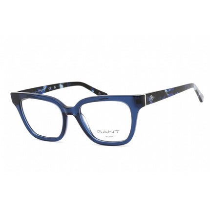 Gant Women's Eyeglasses - Fixed Nose Pads Cat Eye Blue Plastic Frame | GA4124 092 ,