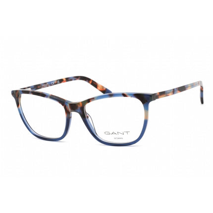 Gant Women's Eyeglasses - Full Rim Cat Eye Blue Havana Plastic Frame | GA4125 056 ,