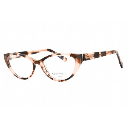 Gant Women's Eyeglasses - Full Rim Colored Havana Plastic Cat Eye Frame | GA4142 055 ,