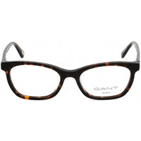Gant Women's Eyeglasses - Full Rim Dark Havana Rectangular Shaped Frame | GA4095 052 ,