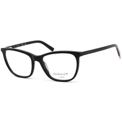 Gant Women's Eyeglasses - Full Rim Shiny Black Cat Eye Plastic Frame | GA4125 001 ,