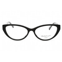 Gant Women's Eyeglasses - Full Rim Shiny Black Plastic Cat Eye Frame | GA4142 001 ,