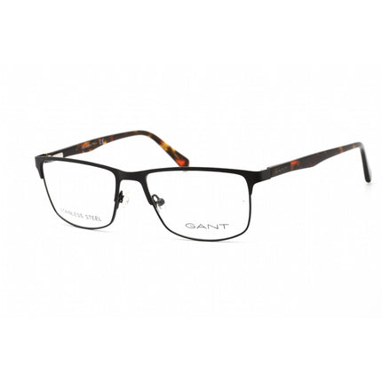 Gant Women's Eyeglasses - Matte Black/Havana Rectangular Metal Frame | GA3226 002 ,