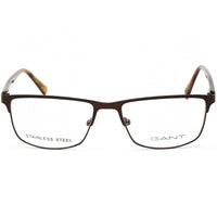Gant Women's Eyeglasses - Matte Dark Brown and Havana Rectangular Frame | GA3226 049 ,