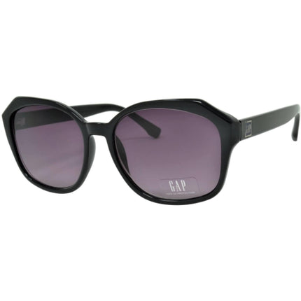 Gap Women's Sunglasses - Black Plastic Oversized Frame Brown Lens | GAP SGP406 BLA ,