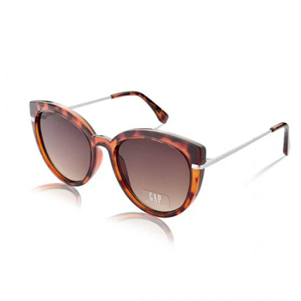Gap Women's Sunglasses - Havana Plastic Cat Eye Frame Brown Lens | GAP SGP407 HAV ,