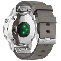 Garmin Unisex Smartwatch - fenix 5S Plus Multisport GPS Grey Strap | 010-01987-04 ,