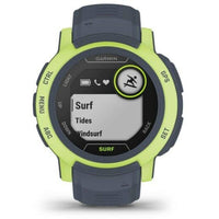 Garmin Unisex Smartwatch - Instinct 2 Surf Edition Blue Rubber Strap | 010-02626-12 ,