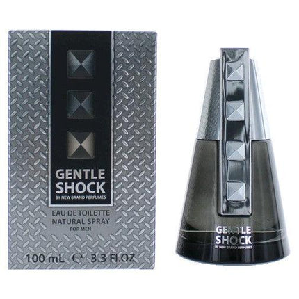 Gentle Shock by New Brand, 3.3 oz Eau De Toilette Spray for Men ,