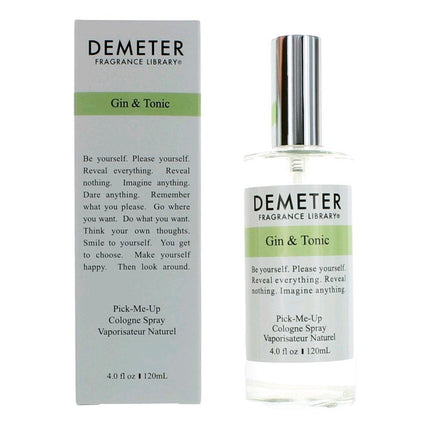 Gin & Tonic by Demeter, 4 oz Cologne Spray for Unisex ,