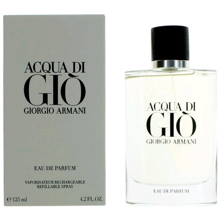 Giorgio Armani Men's Eau De Parfum Spray - Acqua Di Gio Refillable Timeless, 4.2oz ,