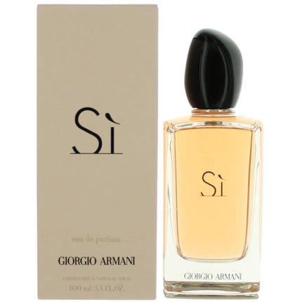 Giorgio Armani Women's Eau De Parfum Spray - Si Italian Garden Fragrance, 3.4 oz ,