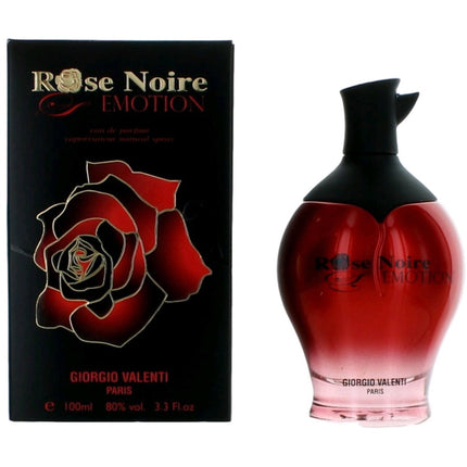 Giorgio Valenti Women's EDP Spray - Rose Noire Emotion Captivating Allure, 3.3 oz ,