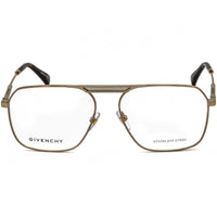 Givenchy Men's Eyeglasses - Gold/Havana Geometrical Metal Frame | GV 0118 0J5G 00 ,