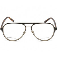 Givenchy Unisex Eyeglasses - Gold/Black/Havana Aviator Metal Frame | GV 0133 0X55 00 ,