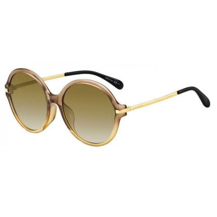 Givenchy Women's Sunglasses - Brown Metal Round Frame | GIVENCHY GV7135/F/S GLN/HA ,