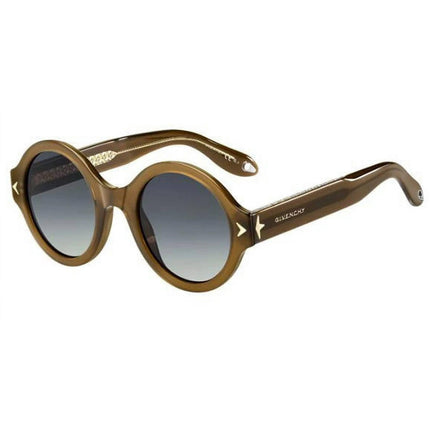 Givenchy Women's Sunglasses - Brown Round Frame Grey Lens | GIVENCHY GV7036/S TW5/HD ,