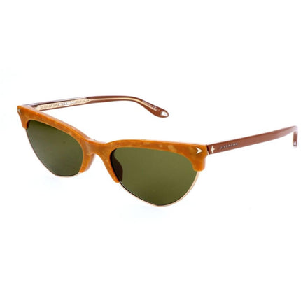 Givenchy Women's Sunglasses - Orange Frame Green Lens | GIVENCHY GV7078/S Z9K/QT ,