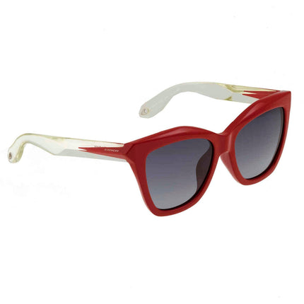 Givenchy Women's Sunglasses - Red White Clear Frame | GIVENCHY GV7022/F/S PU4/HD ,