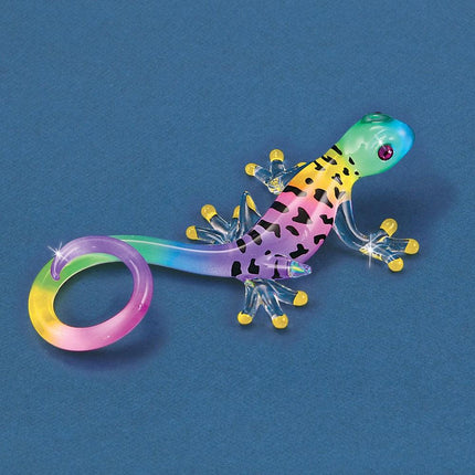 Glass Baron Gecko Island Gypsy Figurine ,