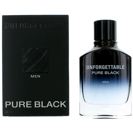 Glenn Perri Men's EDT Spray - Unforgettable Pure Black Captivating Scent, 3.4 oz ,