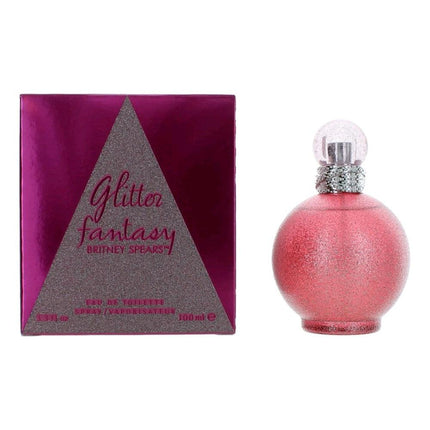 Glitter Fantasy by Britney Spears, 3.3 oz Eau De Toilette Spray for Women ,