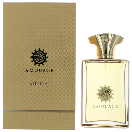 Gold by Amouage, 3.4 oz Eau De Parfum Spray for Men ,